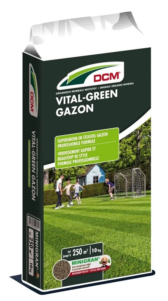 DCM Meststof Vital-Green Gazon (MG) (10 Kg) 1 DCM Meststof Vital-Green Gazon (MG) (10 Kg)