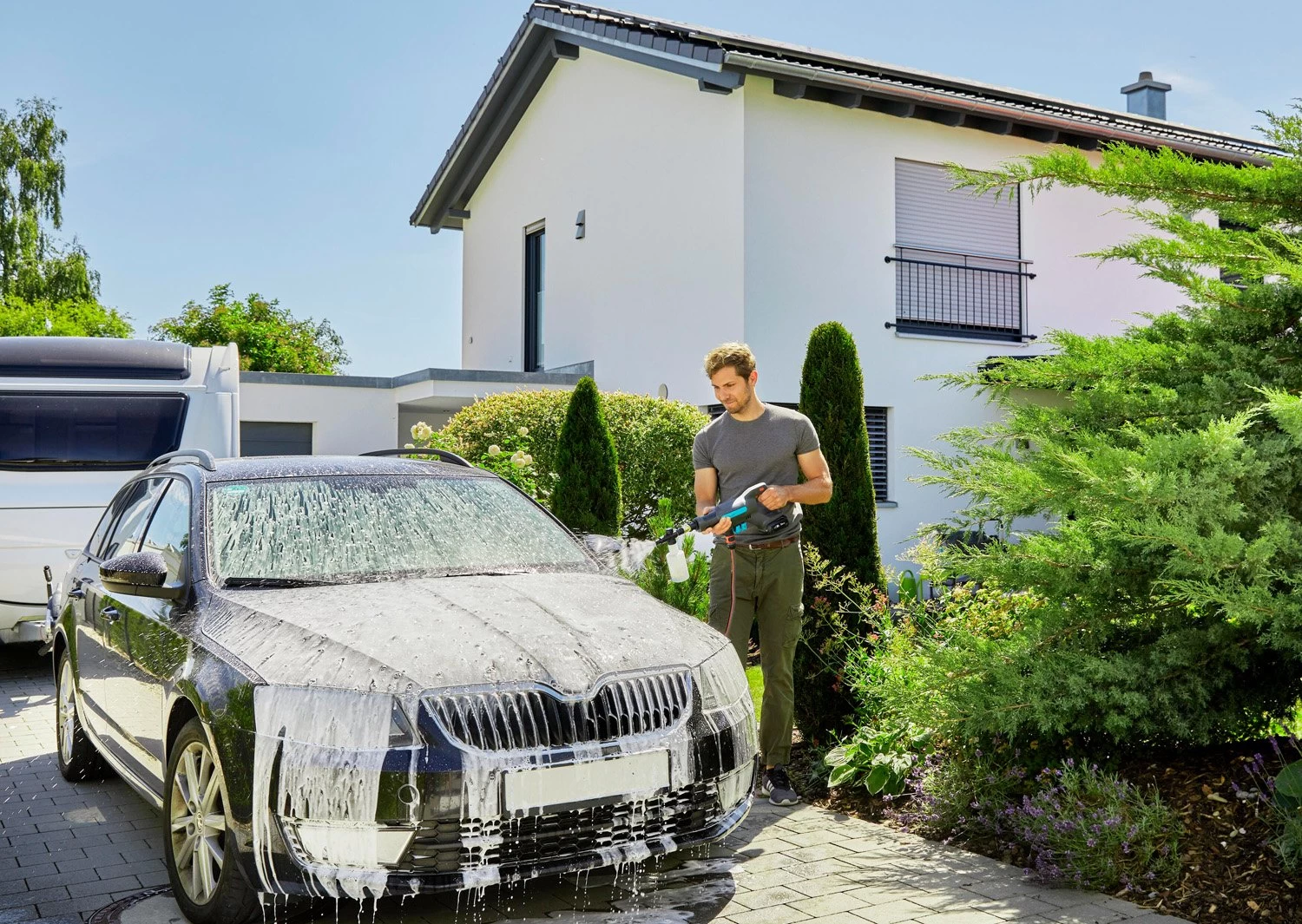 GARDENA Accu Hogedrukreiniger AquaClean 18V Solo 3 GARDENA Accu Hogedrukreiniger AquaClean 18V Solo - Afbeelding 3