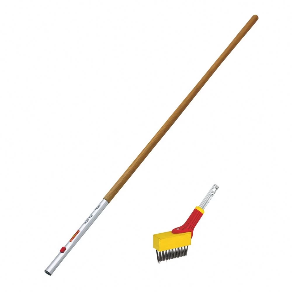 WOLF-Garten Voegenborstel FB-M Met Houten Steel ZM 140 Cm 1 WOLF-Garten Voegenborstel FB-M Met Houten Steel ZM 140 Cm